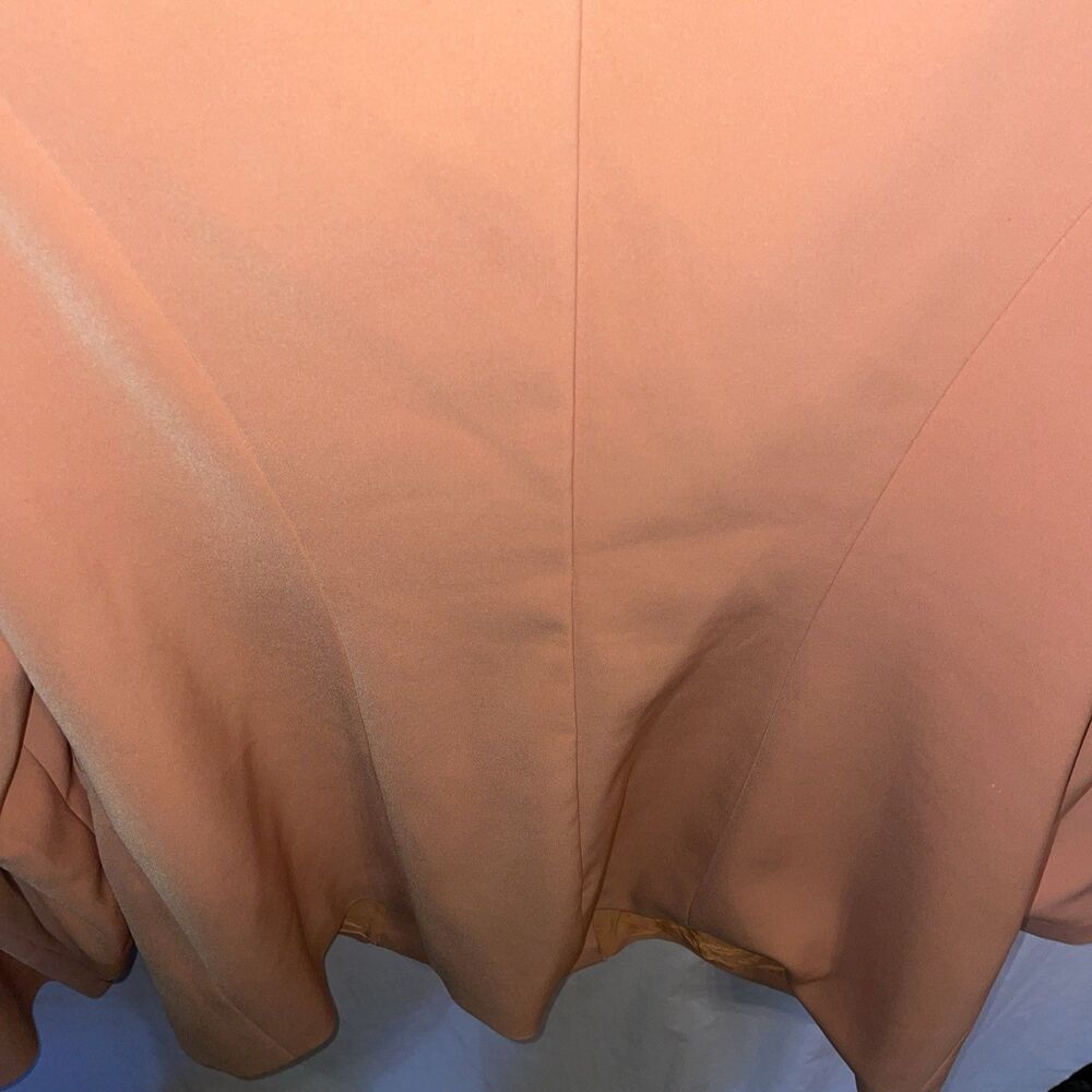 Louise Ricci Women’s Skirt Suit Size 20 Orange Business Formal Party - Picture 11 of 16